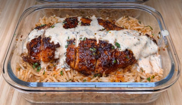 NEW Creamy Cajun Chicken and Rice (MEAL PREP FAV, GF)