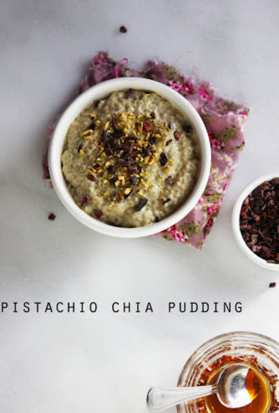 New Dubai Chocolate Chia Pudding