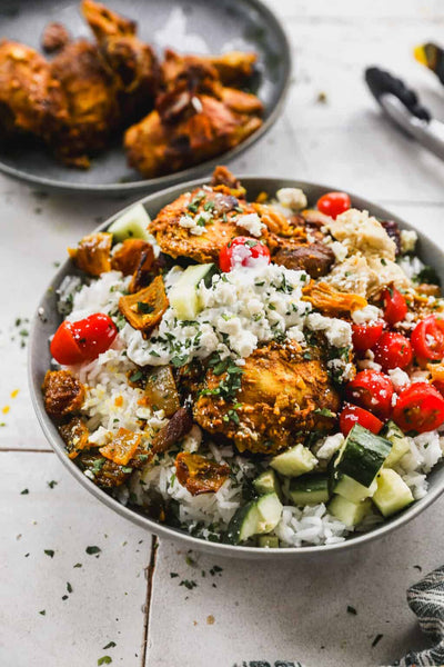 NEW One Pot Shawarma Chicken and Rice Bowl