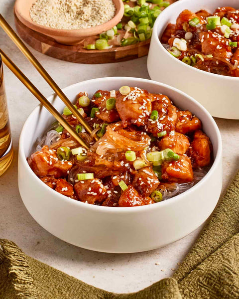 NEW General Tso's Chicken with Glass Noodles (GF)