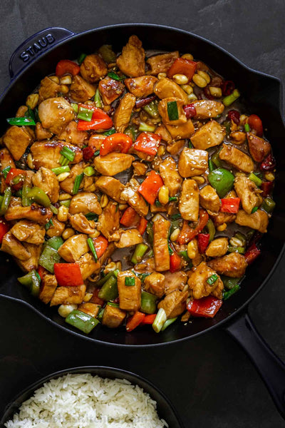 NEW Kung Pao Chicken served with Sticky Rice