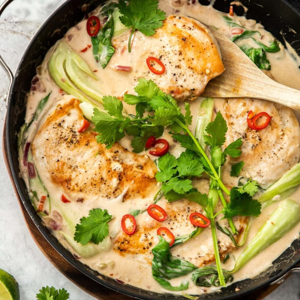 Lime and Coconut Chicken Bowl with Bok choy (GF)