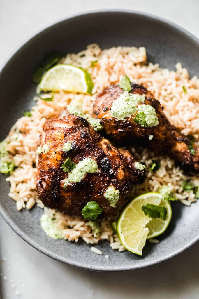 Monday- Peruvian Chicken with Coconut Rice (GF)