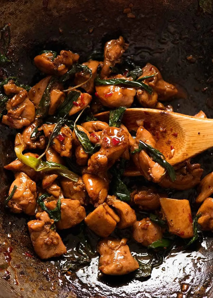 Wednesday- NEW Thai Basil Chicken Stir fry served with Jasmine rice