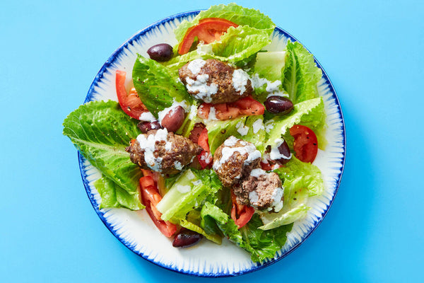 Tuesday- Mediterranean Turkey Kofta Plate  (GF)