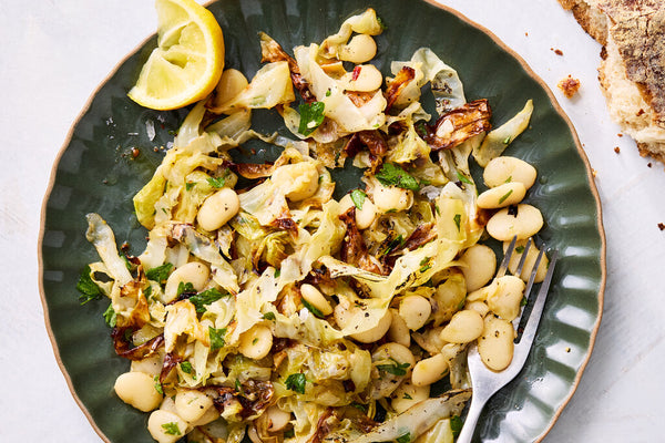NEW Braised Italian Cabbage with Cannelini Beans (MINIMUM order of 2)