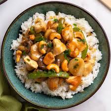 NEW Cashew Chicken with Ginger served with Jasmine rice
