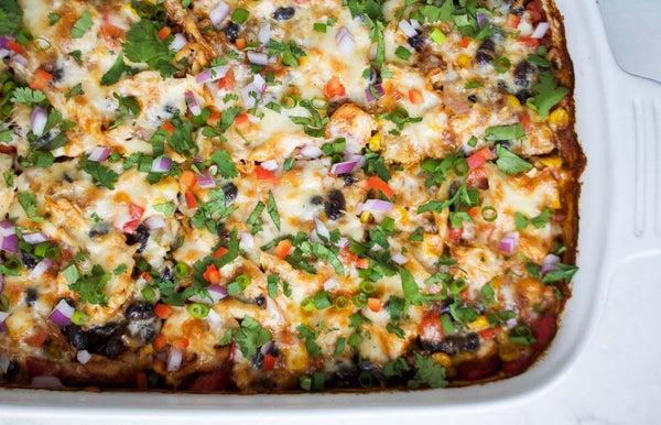 NEW Chicken Burrito Casserole