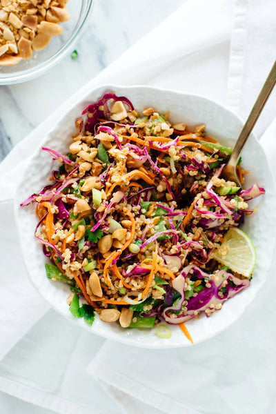NEW Crunchy Thai Peanut and Quinoa Salad (V, GF)