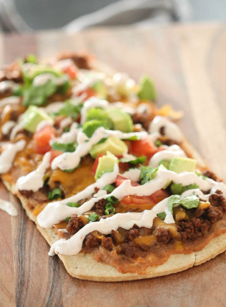 NEW Mexican Flatbread Pizza (generously serves 1-2)
