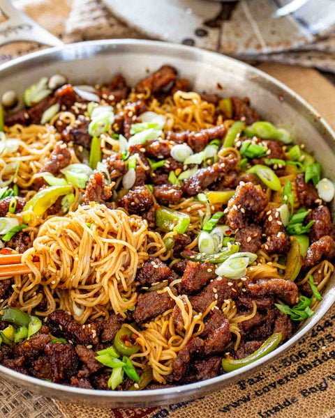 NEW Mongolian Beef Noodles (MEAL PREP FAV)