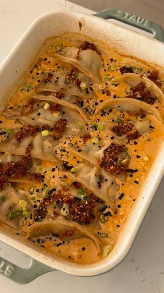 NEW Crispy Chicken and Crispy Potsticker Rice Bake (min order 2)