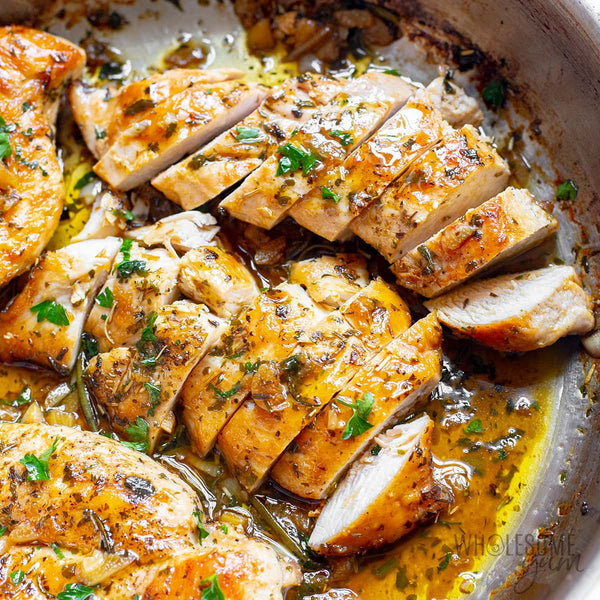 Monday- NEW Easy Roasted Garlic Butter Chicken with Mashed Potatoes