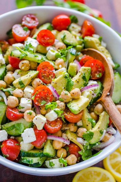 Choice of Regular or Snack size Chick Pea Protein Salad