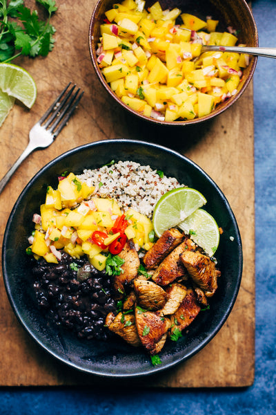 Cuban Chicken and Black Bean Quinoa Bowl