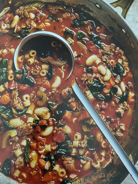 NEW Chrissy Teigen's Sausage Pasta Fagioli