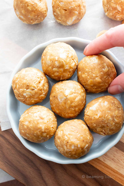 Peanut Butter Coconut Protein balls (5 balls per order)