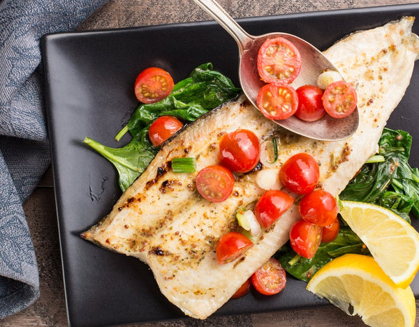 Rainbow Trout with Quick Sauteed Veggies
