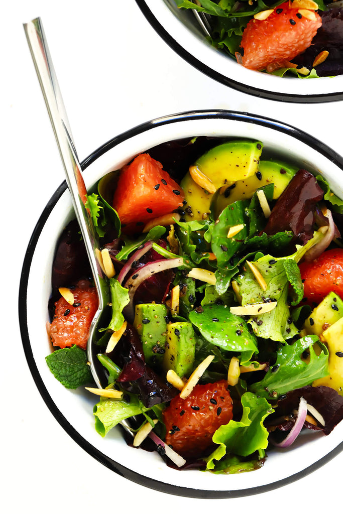 Monday- The  Sunshine Citrus Salad (available with Chicken) (GF, DF, VEG)