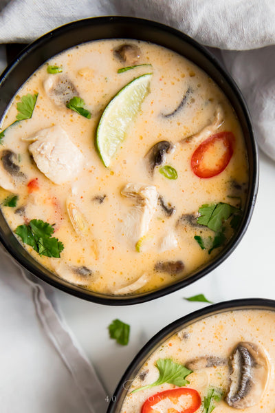 Spicy Thai Chicken Coconut Soup (32 oz container) (Gluten free, Dairy free)