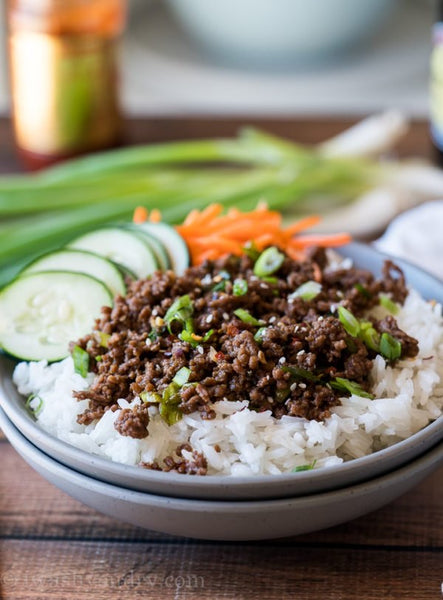 Choice of Korean Beef or Chicken Bowls