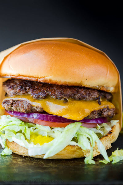 NEW Smashburger sliders served with Garlic Parmesan Fingerling Potatoes