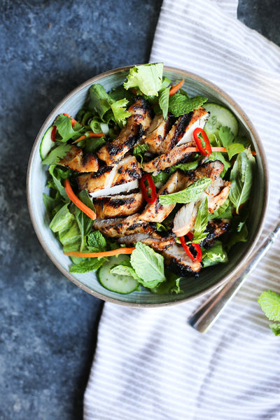 Thai Lemongrass Chicken Salad (GF)