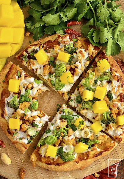 Thai Chicken Flatbread Pizza (each flatbread serves 1-2)