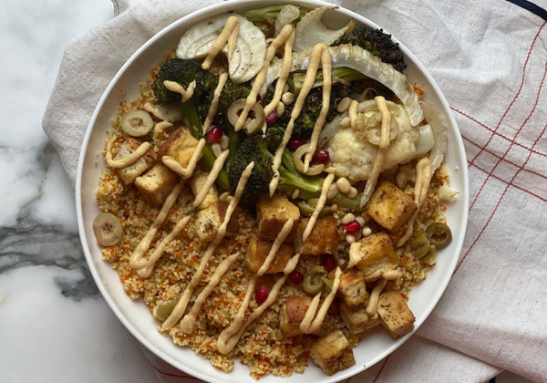 Vegan Middle Eastern Bowl (Vegan, Vegetarian, Gluten free)