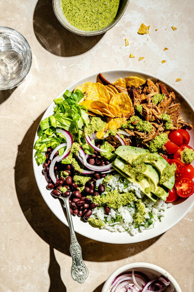 NEW Cuban inspired Pulled Pork Bowl with Mojo topping